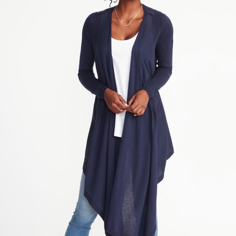 Maternity Extra Long Open Front Cardigan
